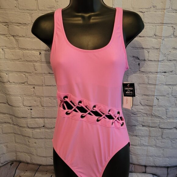 Salt + Cove Laced Grommet One-Piece Swimsuit - Picture 1 of 4